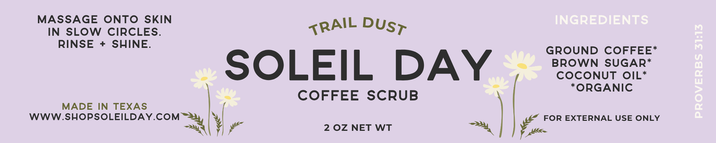 Trail Dust Coffee Scrub