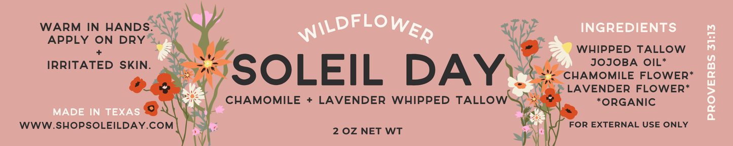 Chamomile Lavender Whipped Tallow