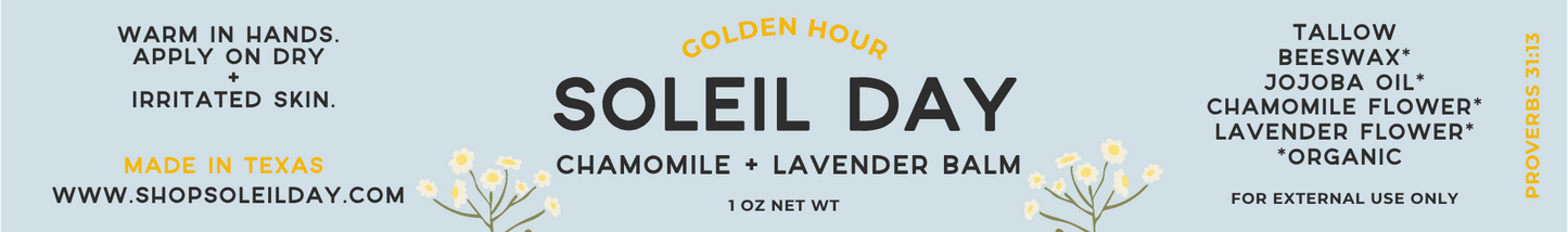Golden Hour Tallow Balm